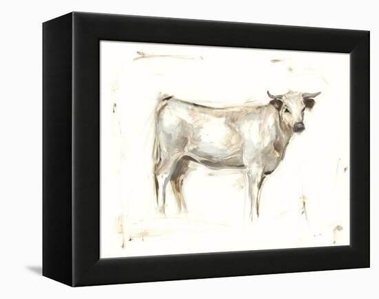 White Cattle I-Ethan Harper-Framed Stretched Canvas