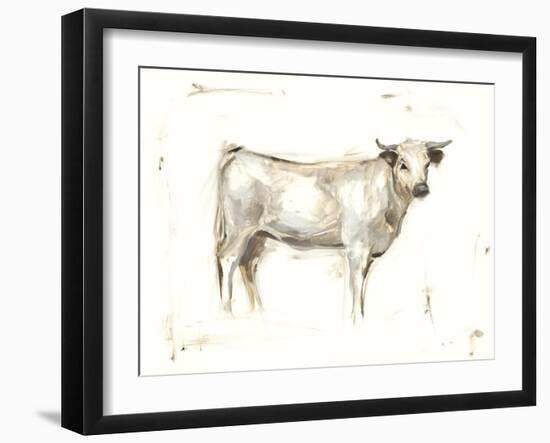 White Cattle I-Ethan Harper-Framed Art Print