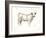 White Cattle I-Ethan Harper-Framed Art Print