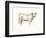 White Cattle I-Ethan Harper-Framed Premium Giclee Print