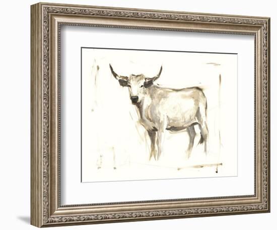 White Cattle II-Ethan Harper-Framed Premium Giclee Print