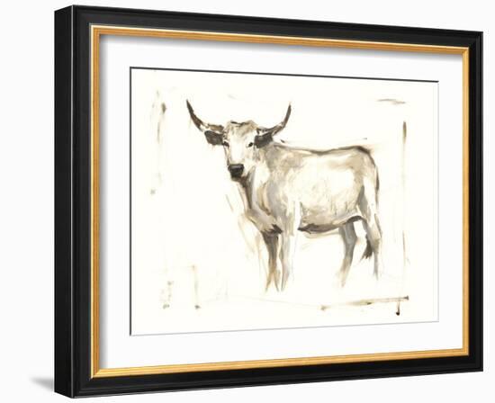 White Cattle II-Ethan Harper-Framed Art Print