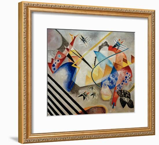 White Centre, 1921-Wassily Kandinsky-Framed Giclee Print