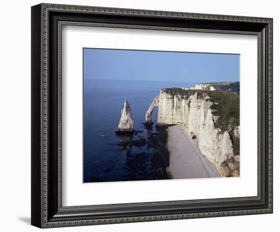 White Chalk Cliffs, Etretat, Cote d'Albatre, Normandy, France-Philip Craven-Framed Photographic Print