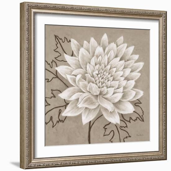 White Chalk Flower 1-Ariane Martine-Framed Art Print