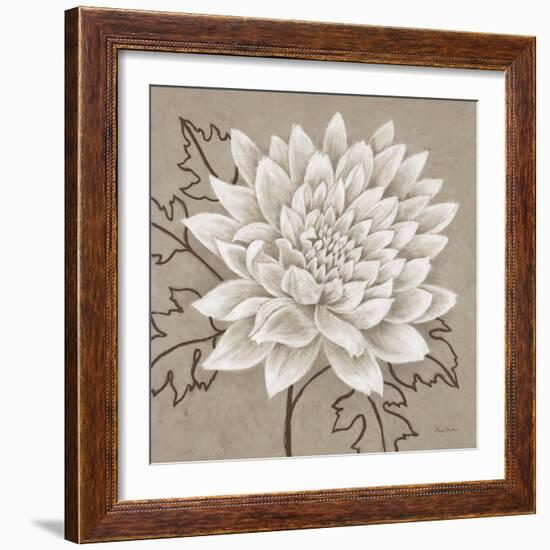 White Chalk Flower 1-Ariane Martine-Framed Art Print