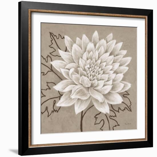 White Chalk Flower 1-Ariane Martine-Framed Art Print