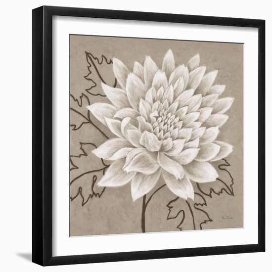 White Chalk Flower 1-Ariane Martine-Framed Art Print