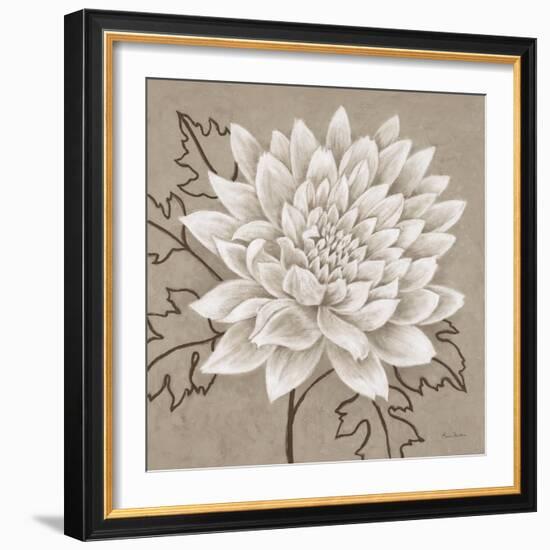 White Chalk Flower 1-Ariane Martine-Framed Art Print