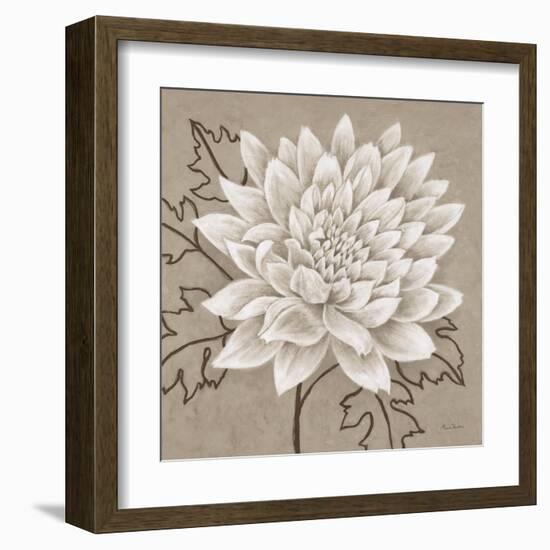 White Chalk Flower 1-Ariane Martine-Framed Art Print