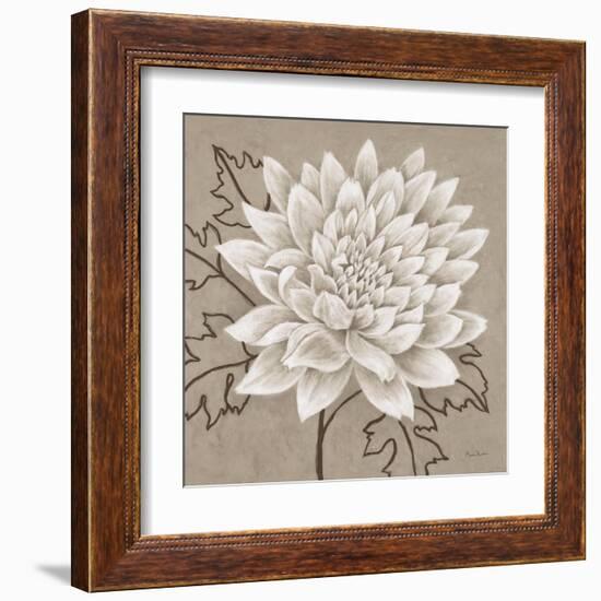 White Chalk Flower 1-Ariane Martine-Framed Art Print