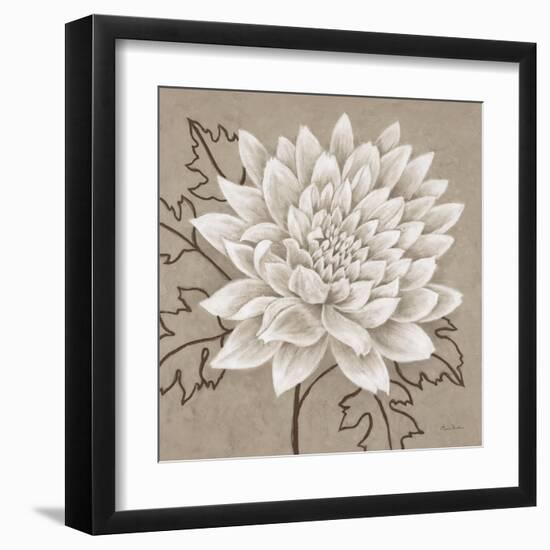 White Chalk Flower 1-Ariane Martine-Framed Art Print