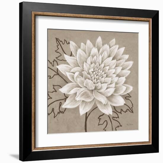 White Chalk Flower 1-Ariane Martine-Framed Art Print