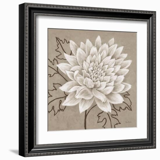 White Chalk Flower 1-Ariane Martine-Framed Art Print