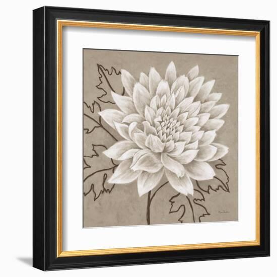 White Chalk Flower 1-Ariane Martine-Framed Art Print