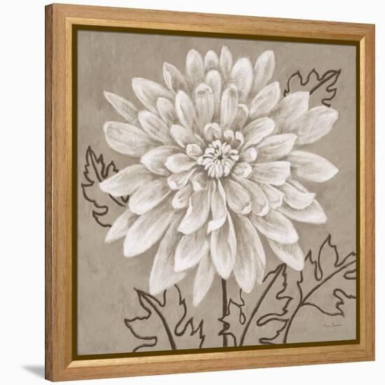White Chalk Flower 2-Ariane Martine-Framed Stretched Canvas