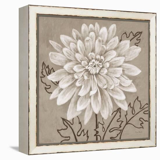 White Chalk Flower 2-Ariane Martine-Framed Stretched Canvas