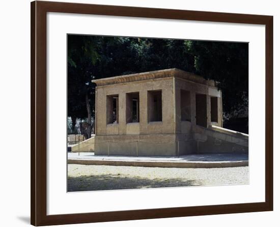 White Chapel, Building Dating Back to Reign of Sesostris I, from the Karnak Temple Complex-null-Framed Giclee Print