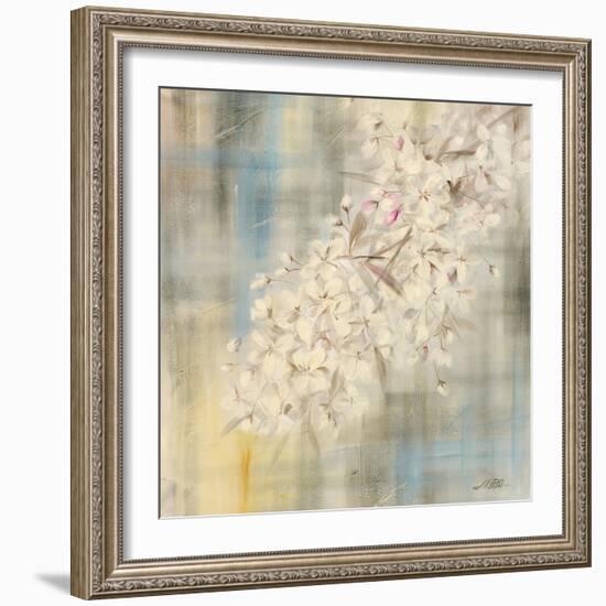 White Cherry Blossom II-li bo-Framed Giclee Print