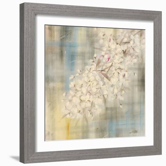 White Cherry Blossom II-li bo-Framed Giclee Print