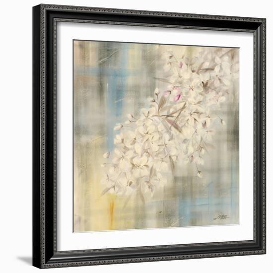 White Cherry Blossom II-li bo-Framed Giclee Print