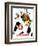 "White Christmas", December 25,1937-Norman Rockwell-Framed Giclee Print