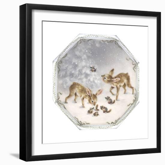 White Christmas-Peggy Harris-Framed Giclee Print