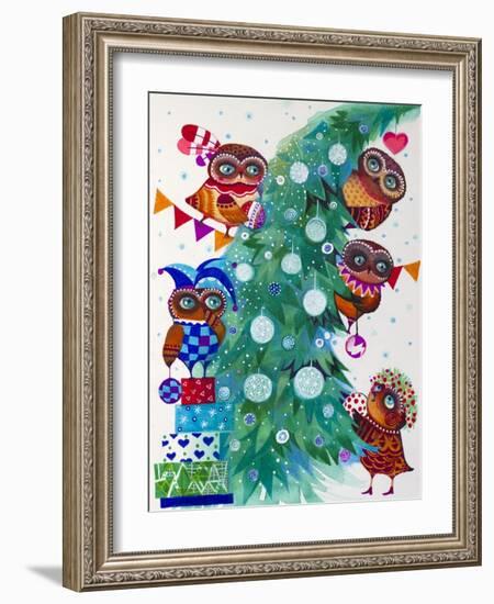 White Christmas-Oxana Zaika-Framed Giclee Print