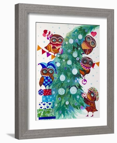 White Christmas-Oxana Zaika-Framed Giclee Print