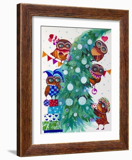 White Christmas-Oxana Zaika-Framed Giclee Print