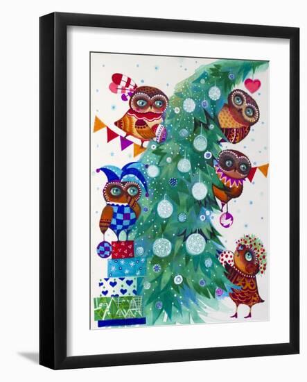 White Christmas-Oxana Zaika-Framed Giclee Print