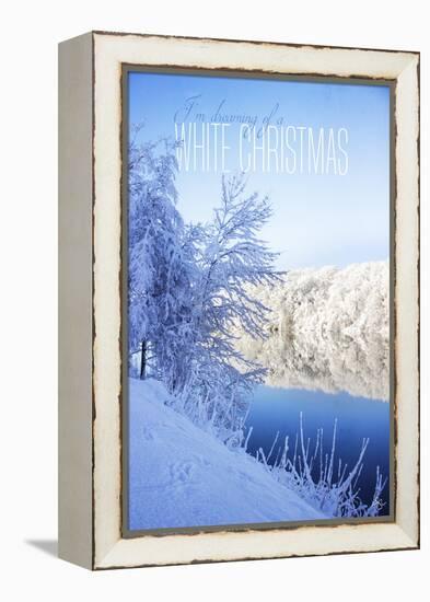 White Christmas-Kimberly Glover-Framed Premier Image Canvas