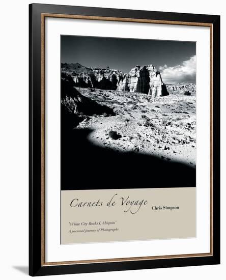 White City Rocks I, Abiquiu-Chris Simpson-Framed Giclee Print
