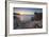 White cliffs and blue sea framed by the lights of sunset Santa Teresa di Gallura, Sardinia, Italy-Roberto Moiola-Framed Photographic Print