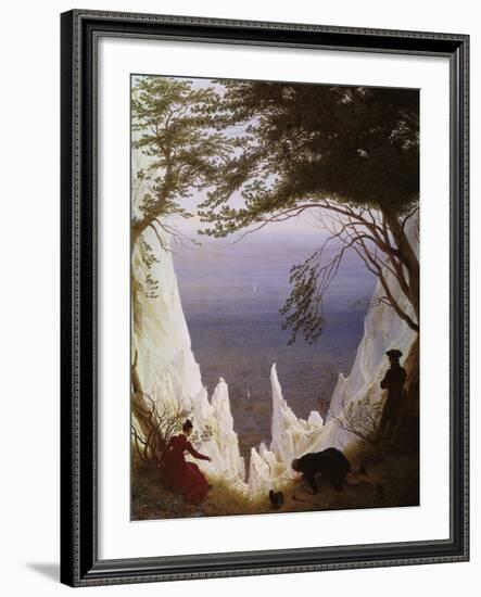 White Cliffs of Ruegen-Caspar David Friedrich-Framed Giclee Print