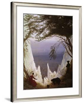 White Cliffs of Ruegen-Caspar David Friedrich-Framed Giclee Print