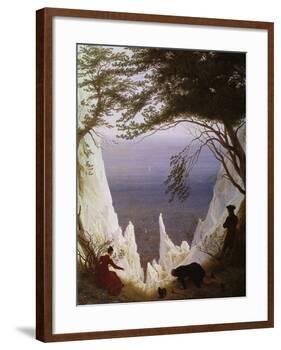 White Cliffs of Ruegen-Caspar David Friedrich-Framed Giclee Print