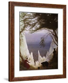 White Cliffs of Ruegen-Caspar David Friedrich-Framed Giclee Print