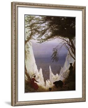 White Cliffs of Ruegen-Caspar David Friedrich-Framed Giclee Print