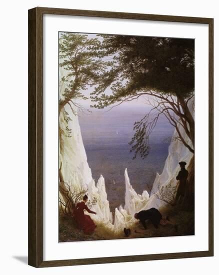 White Cliffs of Ruegen-Caspar David Friedrich-Framed Giclee Print