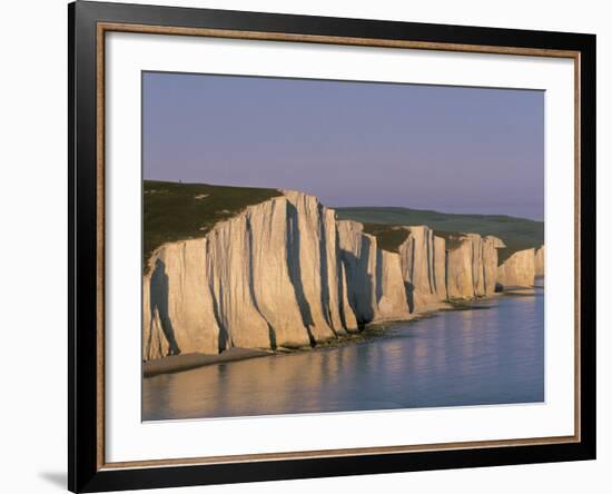 White Cliffs, Seven Sisters, East Sussex, England-Jon Arnold-Framed Photographic Print