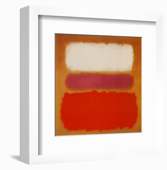 White Cloud over Purple, 1957-Mark Rothko-Framed Art Print