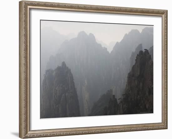 White Cloud Scenic Area, Mount Huangshan, Unesco World Heritage Site, Anhui Province, China-Jochen Schlenker-Framed Photographic Print