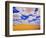 White Clouds Over Wheat Field-Darrell Gulin-Framed Photographic Print