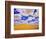 White Clouds Over Wheat Field-Darrell Gulin-Framed Photographic Print