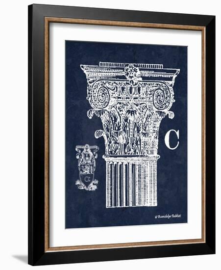 White Column C-Gwendolyn Babbitt-Framed Art Print
