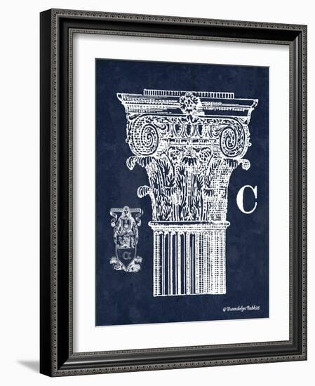 White Column C-Gwendolyn Babbitt-Framed Art Print