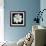 White Cosmos 3-Magda Indigo-Framed Photographic Print displayed on a wall