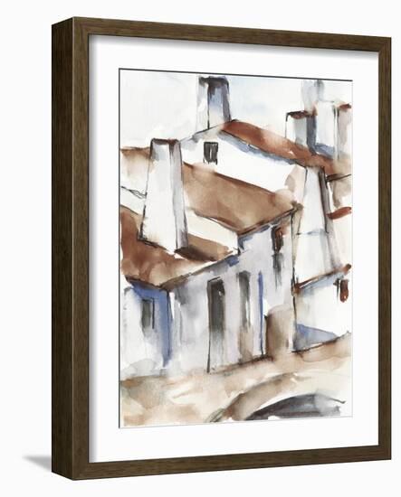 White Cottages I-Ethan Harper-Framed Art Print