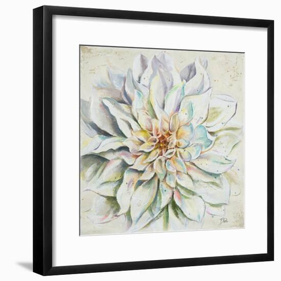 White Dahlias II-Patricia Pinto-Framed Premium Giclee Print